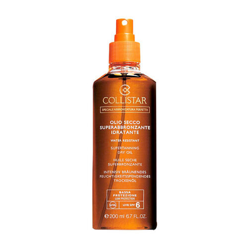 Soin solaire corps Collistar Special Perfect Tan Supertanning Dry Oil SPF6 200 ml boîte endommagée