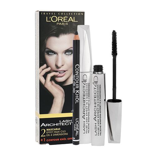 Mascara L'Oréal Paris Lash Architect 4D 10,5 ml Black Sets