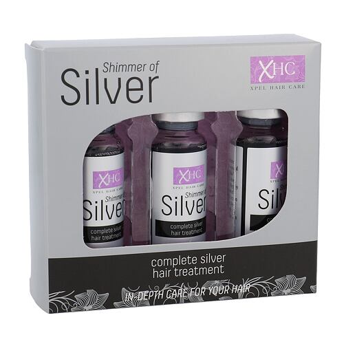 Sérum Cheveux Xpel Shimmer Of Silver 3x 12 ml 36 ml boîte endommagée