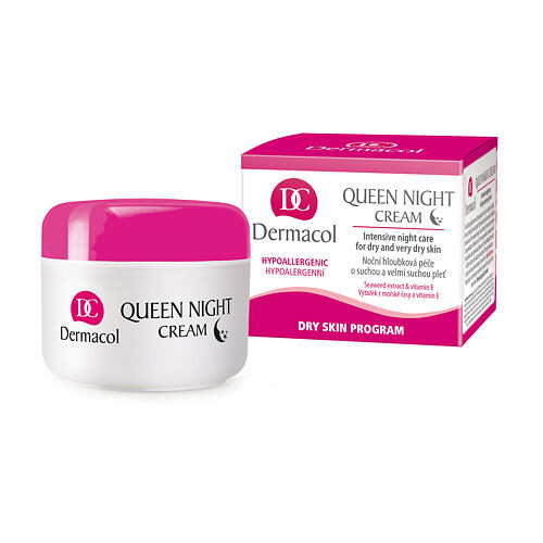 Nachtcreme Dermacol Queen 50 ml Beschädigte Schachtel