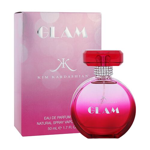 Eau de parfum Kim Kardashian Glam 50 ml boîte endommagée