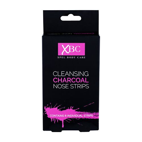 Masque visage Xpel Body Care Cleansing Charcoal Nose Strips 6 St. boîte endommagée