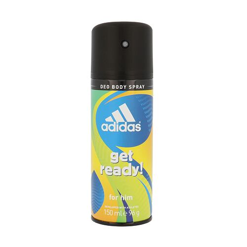 Déodorant Adidas Get Ready! For Him 150 ml flacon endommagé
