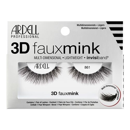 Faux cils Ardell 3D Faux Mink 861 1 St. Black