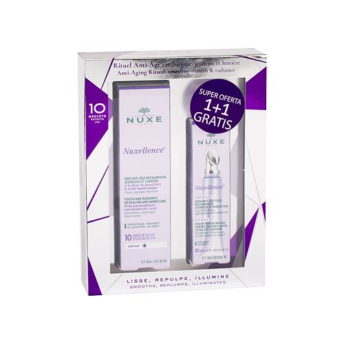 Gesichtsgel NUXE Nuxellence Eclat Youth And Radiance Anti-Age Care 50 ml Beschädigte Schachtel Sets