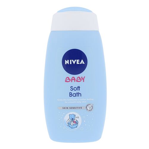 Bain moussant Nivea Baby Soft Bath 500 ml flacon endommagé