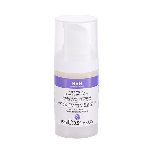 Augengel REN Clean Skincare Keep Young And Beautiful Instant Brightening Beauty Shot 15 ml Tester