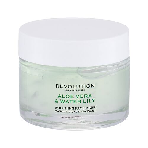 Masque visage Revolution Skincare Aloe Vera & Water Lily 50 ml boîte endommagée