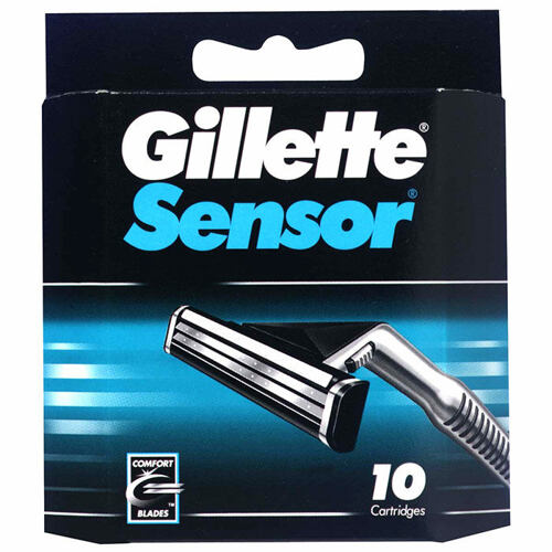 Ersatzklinge Gillette Sensor  10 St. Beschädigte Schachtel