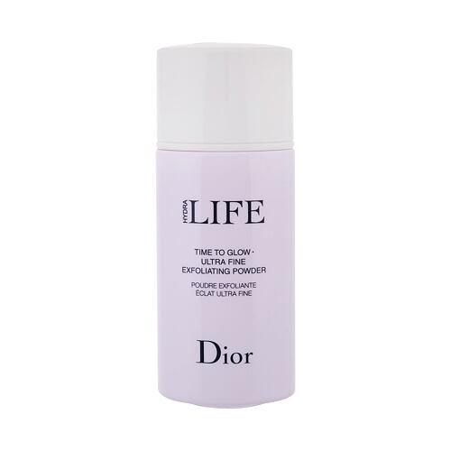 Peeling Christian Dior Hydra Life Time to Glow Ultra Fine Exfoliating Powder 40 g Beschädigte Schachtel
