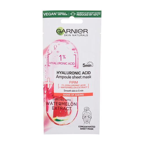 Gesichtsmaske Garnier Skin Naturals Hyaluronic Acid Ampoule 1 St.