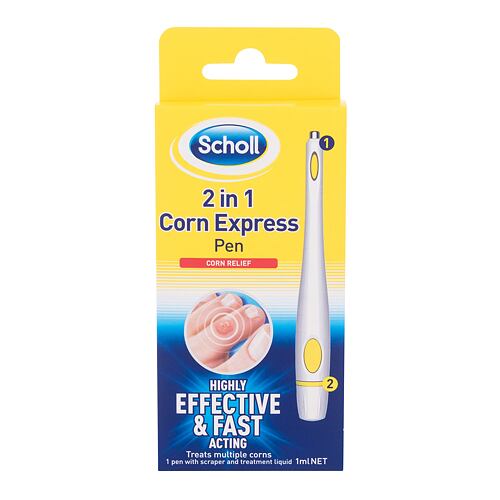 Fußpflege Scholl Corn 2 in 1 Express Pen 1 ml Beschädigte Schachtel