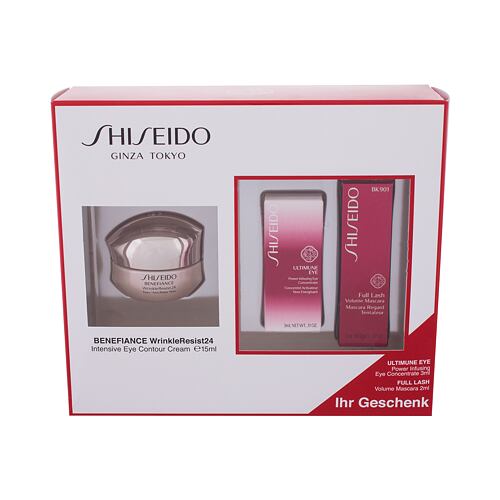 Crème contour des yeux Shiseido Benefiance Wrinkle Resist 24 15 ml Sets