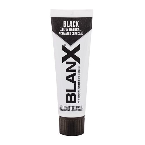Dentifrice BlanX Black 75 ml boîte endommagée