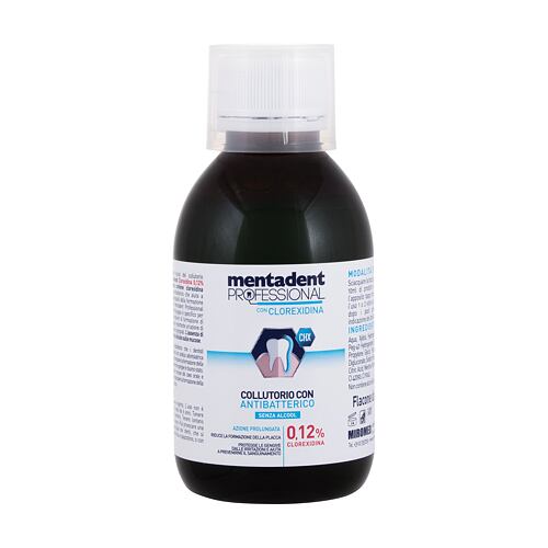 Bain de bouche Mentadent Professional Clorexidina 0,12% 200 ml boîte endommagée