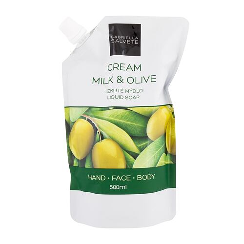 Savon liquide Gabriella Salvete Liquid Soap 500 ml Milk & Olive emballage endommagé