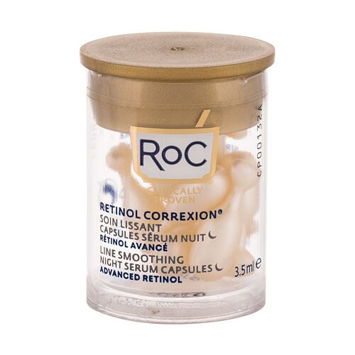 Sérum visage RoC Retinol Correxion Line Smoothing Advanced Retinol Night Serum Capsules 3,5 ml boîte