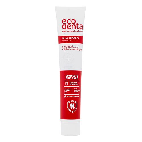 Dentifrice Ecodenta Super+Natural Oral Care Gum Protect 75 ml boîte endommagée
