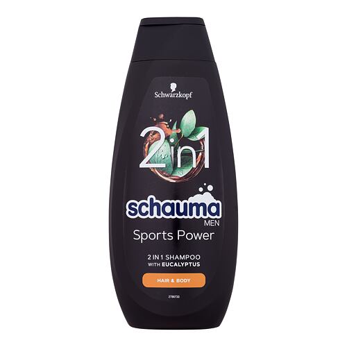 Shampooing Schwarzkopf Schauma Men Sports Power 2In1 Shampoo 400 ml