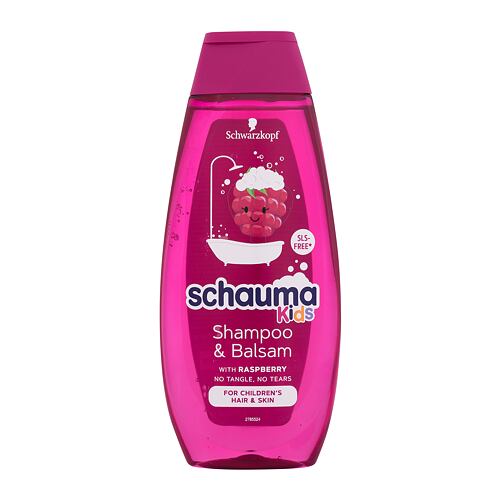Shampooing Schwarzkopf Schauma Kids Raspberry Shampoo & Balsam 400 ml