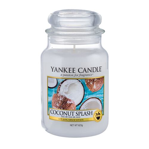 Bougie parfumée Yankee Candle Coconut Splash 623 g emballage endommagé