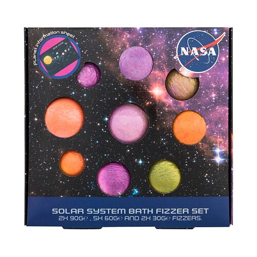 Bombe de bain NASA Solar System Bath Fizzer Set 90 g boîte endommagée Sets
