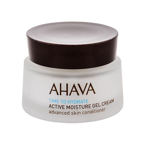 Gel visage AHAVA Time To Hydrate Active Moisture Gel Cream 50 ml boîte endommagée