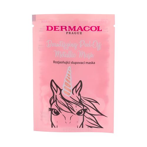 Gesichtsmaske Dermacol Beautifying Peel-off Metallic Mask  Brightening 15 ml