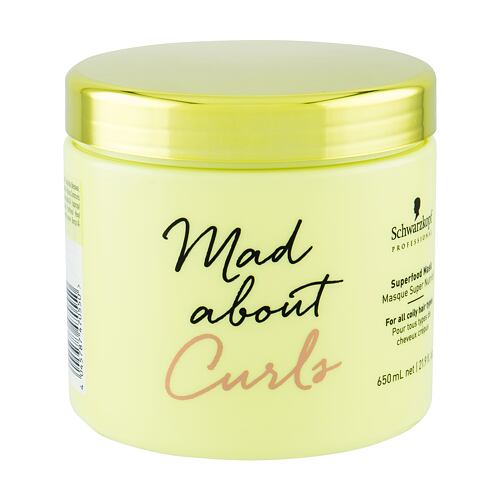 Masque cheveux Schwarzkopf Professional Mad About Curls Superfood Mask 650 ml