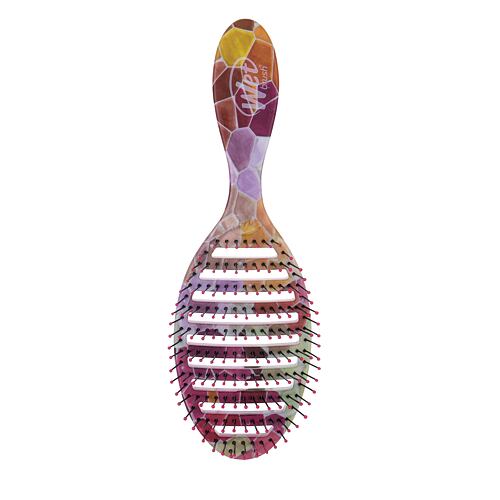 Brosse à cheveux Wet Brush Speed Dry 1 St. Magic Garden Multi-Color Tile boîte endommagée
