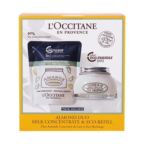 Crème corps L'Occitane Almond (Amande) 200 ml boîte endommagée Sets