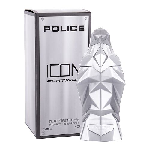 Eau de parfum Police Icon Platinum 125 ml boîte endommagée