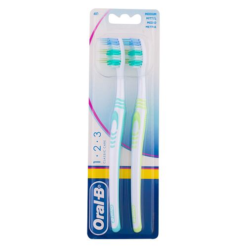 Zahnbürste Oral-B 1-2-3 Classic Medium 2 St.