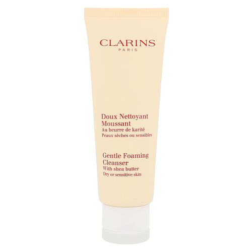 Reinigungsschaum Clarins Gentle Foaming Cleanser Dry Skin 125 ml Beschädigte Schachtel
