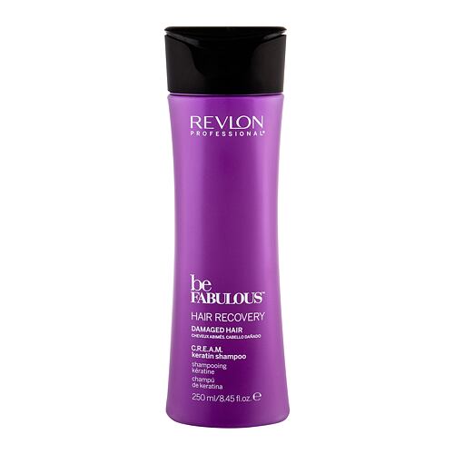 Shampoo Revlon Professional Be Fabulous Hair Recovery Damaged Hair 250 ml Beschädigte Schachtel