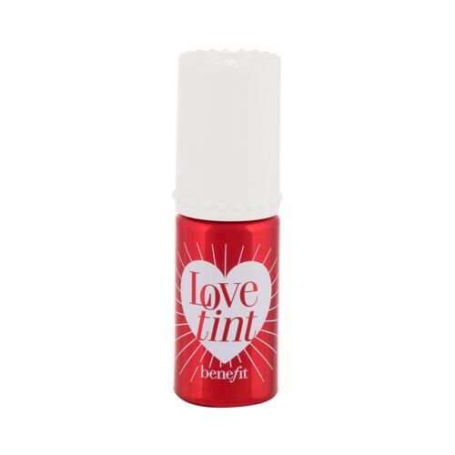 Lippenstift Benefit Lovetint Fiery-Red Tinted Lip & Cheek Stain 6 ml Beschädigte Schachtel