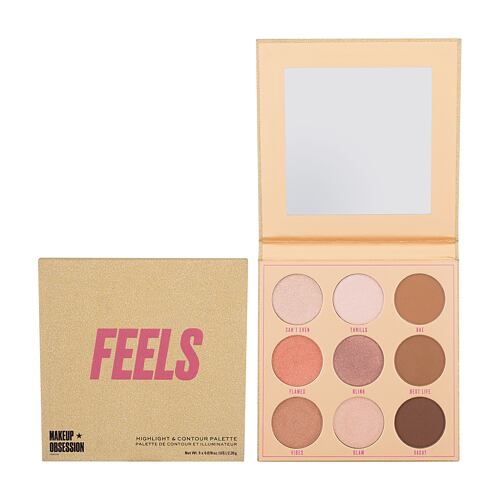 Palette contouring Makeup Obsession Feels Highlight & Contour Palette 19,8 g
