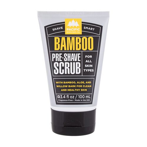 Soin avant rasage Pacific Shaving Co. Shave Smart Bamboo Pre-Shave Scrub 100 ml