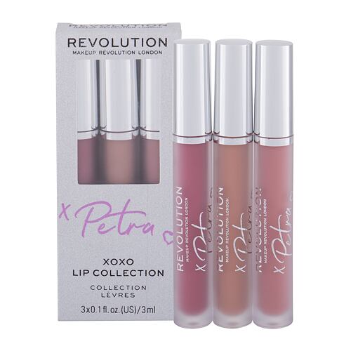 Rouge à lèvres Makeup Revolution London X Petra XOXO Lip Collection 3 ml Mauve Madness boîte endomma