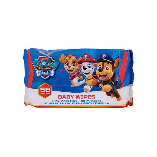 Lingettes nettoyantes Nickelodeon Paw Patrol Baby Wipes 56 St. emballage endommagé