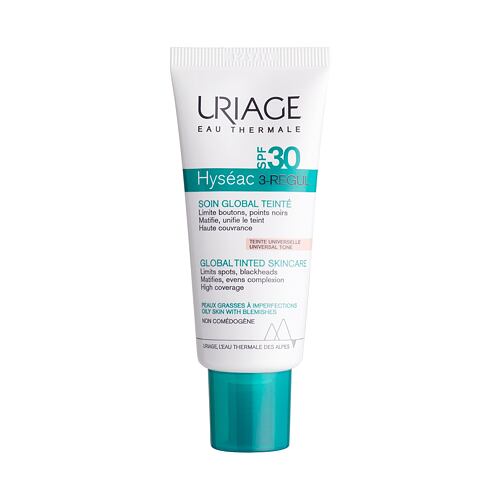 Crème de jour Uriage Hyséac 3-Regul Global Tinted Skincare SPF30 40 ml