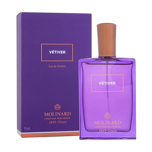 Eau de parfum Molinard Les Elements Collection Vétiver 75 ml boîte endommagée