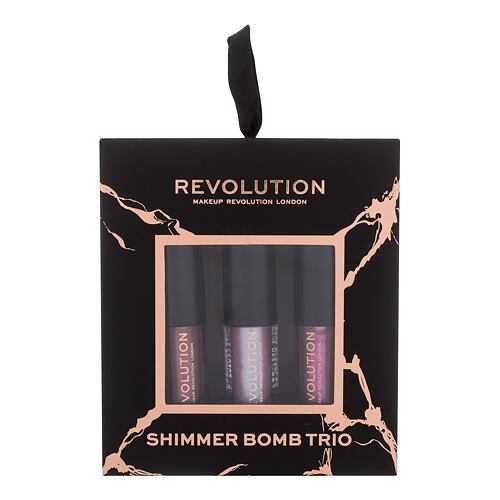 Gloss Makeup Revolution London Shimmer Bomb Trio 2 ml Distortion boîte endommagée Sets