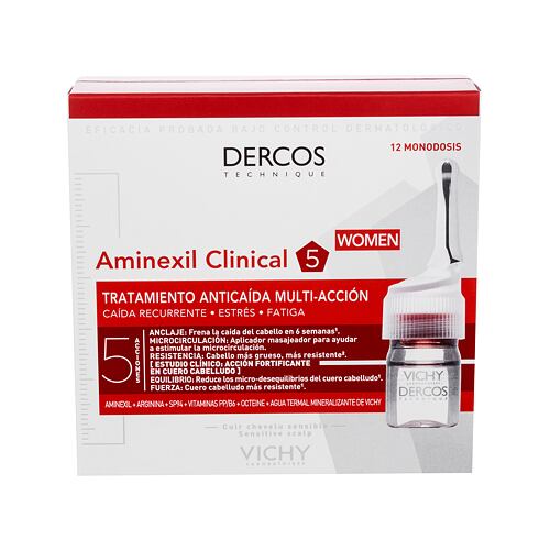 Soin anti-chute  Vichy Dercos Aminexil Clinical 5 12x6 ml boîte endommagée