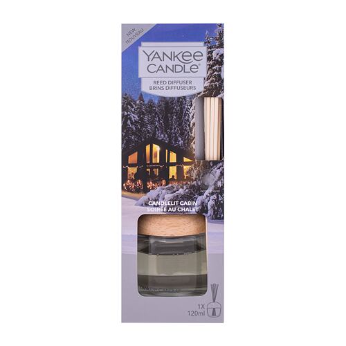 Spray d'intérieur et diffuseur Yankee Candle Candlelit Cabin 120 ml boîte endommagée
