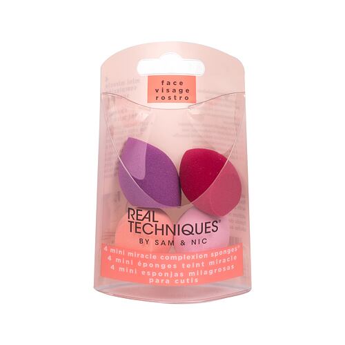 Applikator Real Techniques Miracle Complexion Sponge Mini 4 St. Beschädigte Verpackung