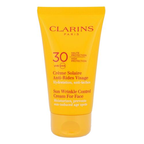 Sonnenschutz fürs Gesicht Clarins Sun Wrinkle Control SPF30 75 ml Beschädigte Schachtel