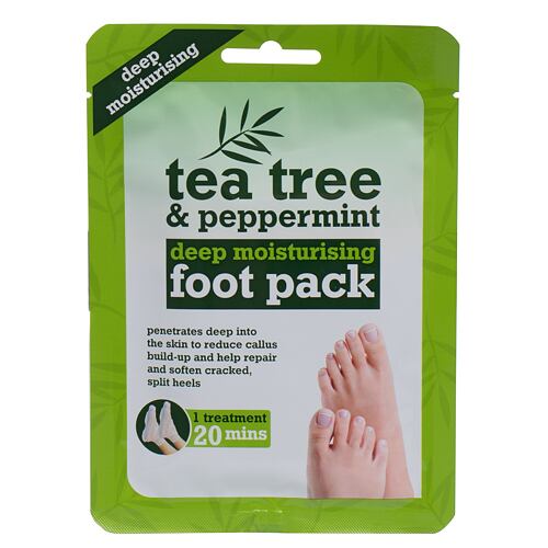 Fußmaske Xpel Tea Tree Tea Tree & Peppermint Deep Moisturising Foot Pack 1 St.