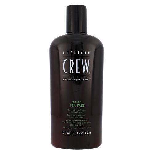 Shampooing American Crew 3-IN-1 Tea Tree 450 ml