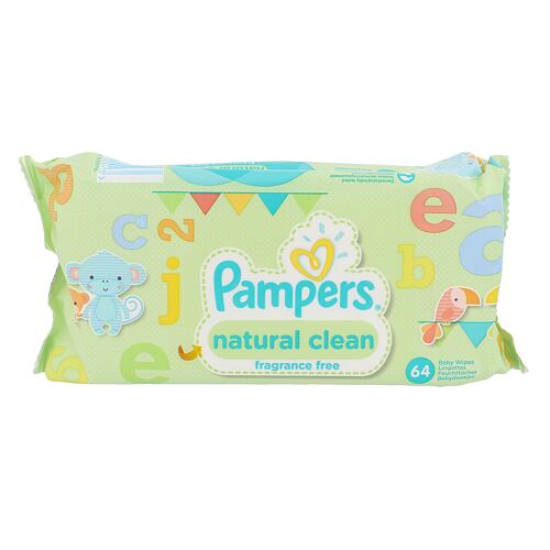 Lingettes nettoyantes Pampers Baby Wipes Natural Clean 64 St.